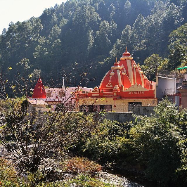 The Neem Karoli Baba temple at Kainchi Dham in the Kumaon hills